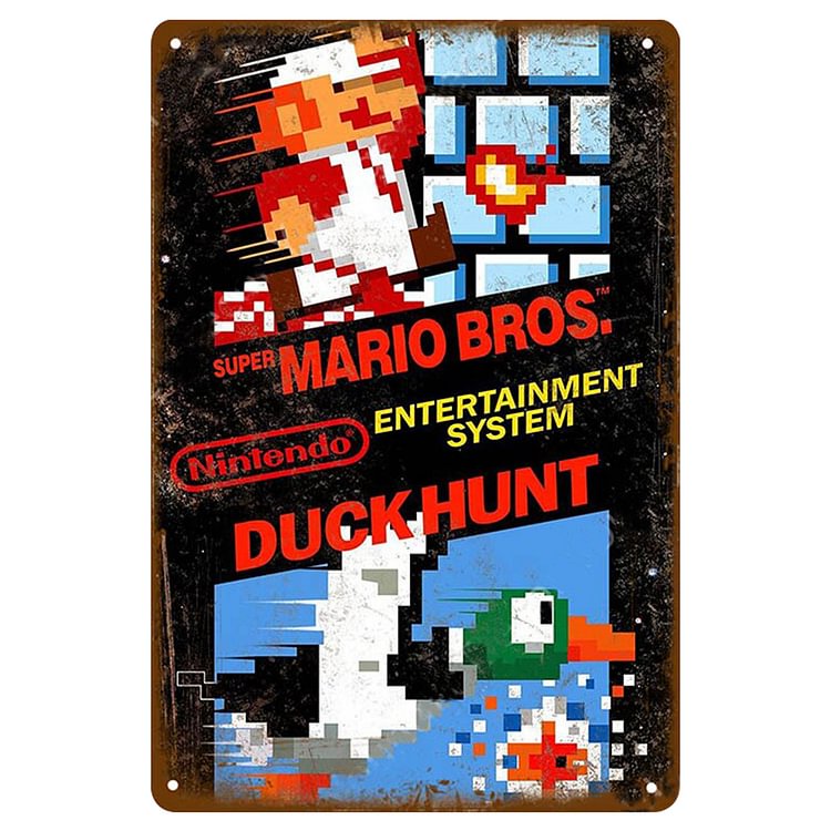 【20*30cm/30*40cm】Classic Video Game - Vintage Tin Signs/Wooden Signs