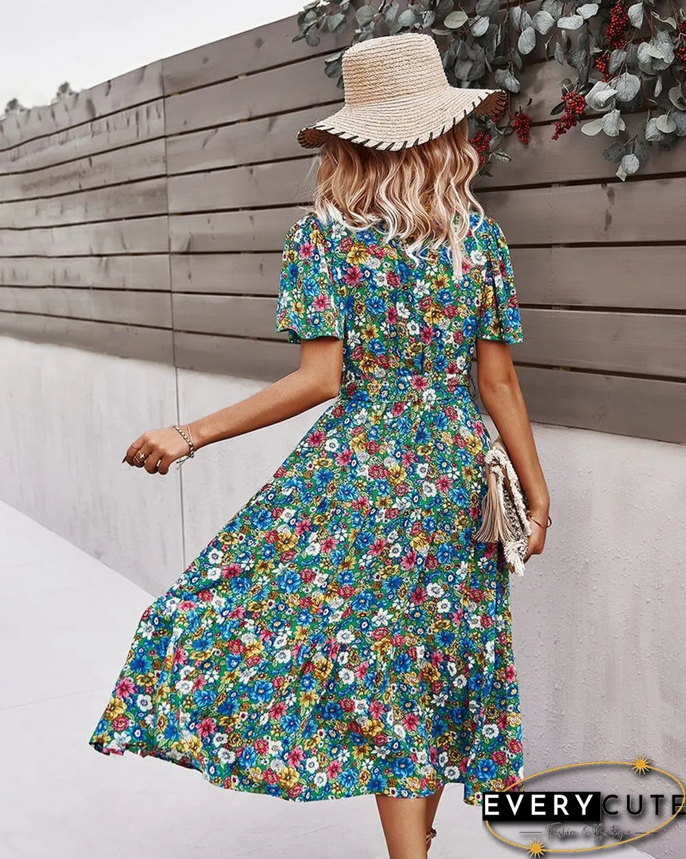 Design Women's Waist Down Dress Print Sexy Skirt