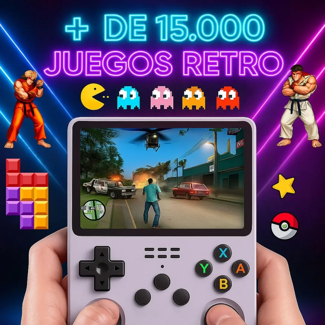 PocketRetro &ndash; Consola Retro de Bolsillo con Miles de Juegos