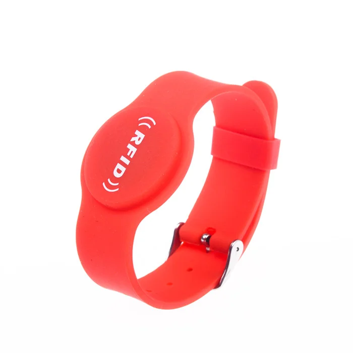 Water Park Sauna 125khz 13.56mhz Bracelet RFID Silicone Wrist Band Key Gym RFID Wristband 