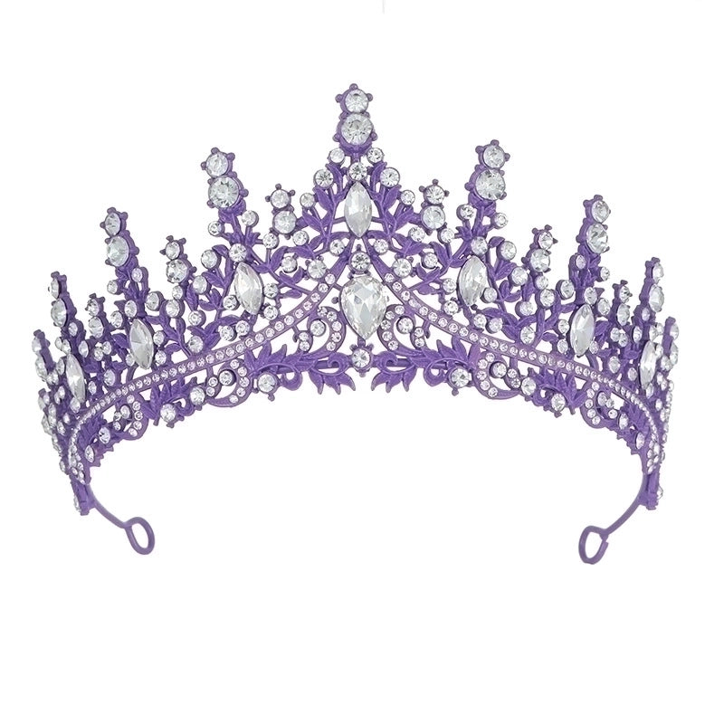 Elegant Shiny Crown Rhinestone Crown