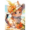 (40*60cm)Cat by The Sea - Full Round Drill Diamond Painting