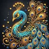 Peacock - Crystal Rhinestone Diamond Painting