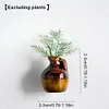 8pcs Cute Ceramic Vase Refrigerator Magnets Fridge Magnets Refrigerator Stickers