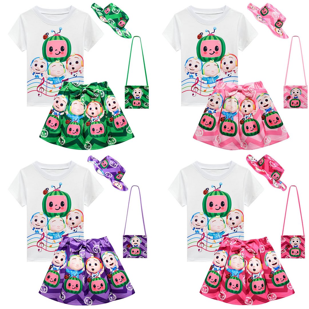 CocoMelon Princess Suit Dress Anime Princess Suit Dress Kids-Pajamasbuy