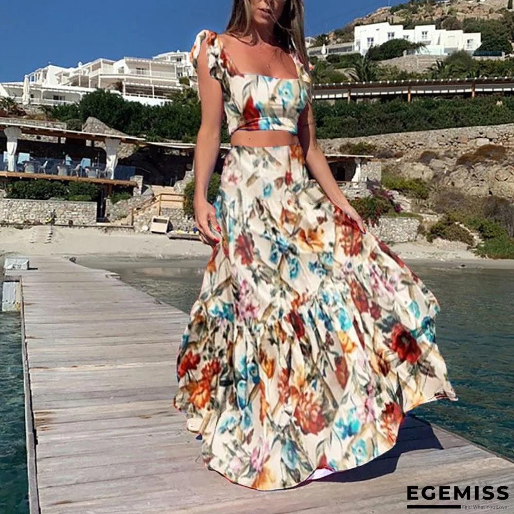 Pop Skirt Fashion Sexy Dress Long Skirt Two Piece Set | EGEMISS