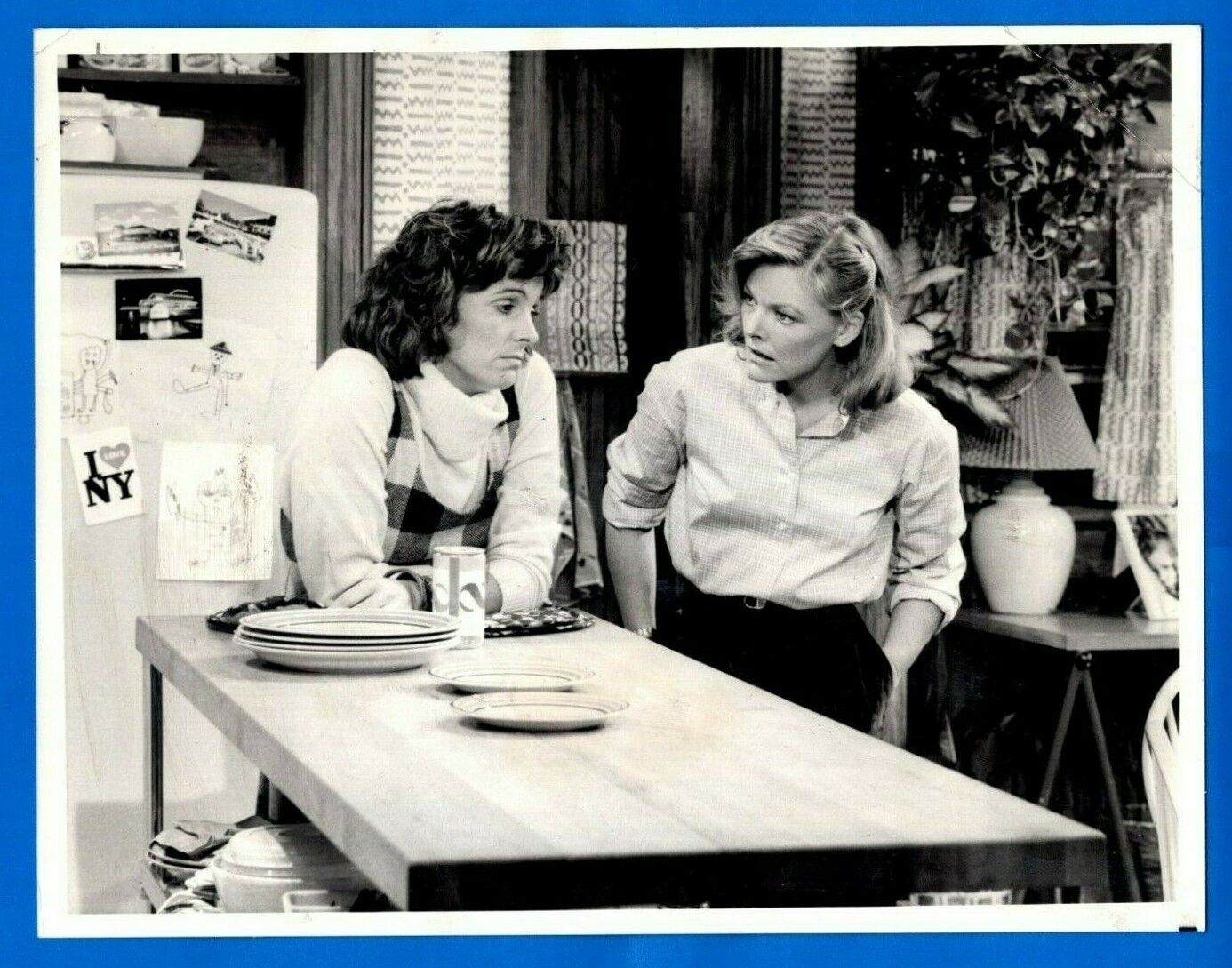 SUSAN SAINT JAMES JANE CURTIN 7x9 Promo Press News Photo Poster painting 1984 KATE and ALLIE