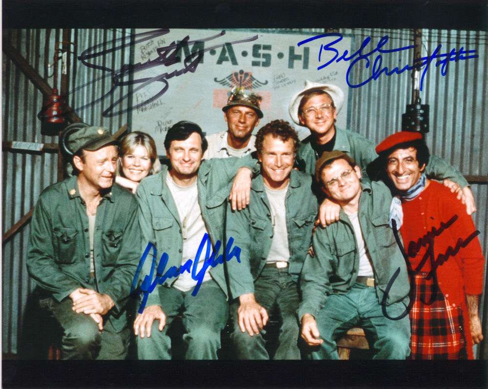 MASH CAST AUTOGRAPH SIGNED PP Photo Poster painting POSTER