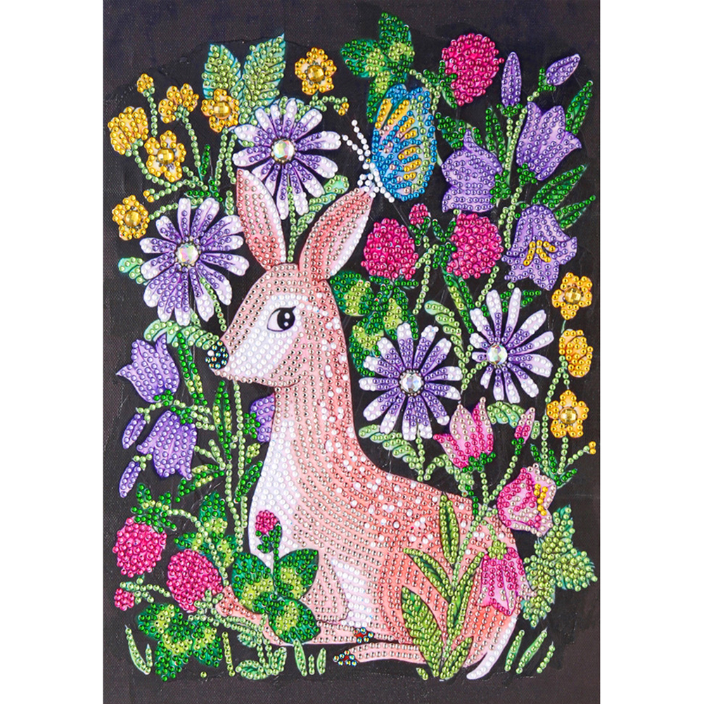 

30*40CM - Special Shaped Diamond Painting - Deer, 501 Original