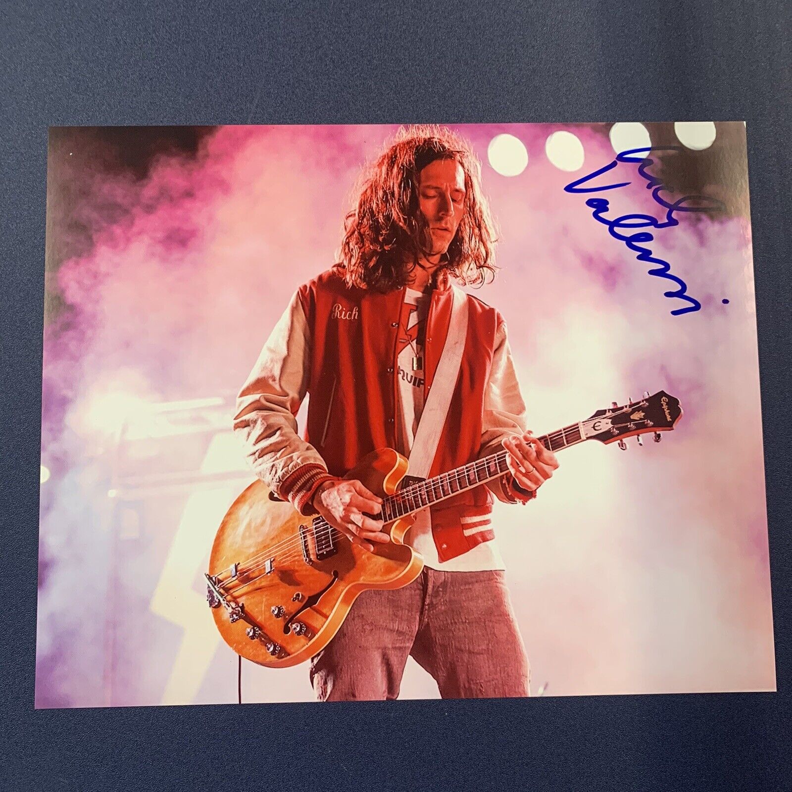 NICK VALENSI SIGNED 8x10 Photo Poster painting AUTOGRAPH THE STROKES ORIGINAL GUITARIST CRX COA