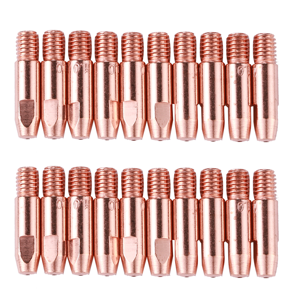 

20pcs MIG Gas Torch Welding Nozzles Weld Semi-Automatic Contact Tips Set, 0.8, 501 Original