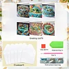 (US Only)6PCS DIY Xmas Diamond Art Greeting Cards Congratulations Cards & Gifts (Turtle)