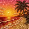 Pearl Full DIY 5D Round Drill Gem Art Diamond Painting Kits 15.75x15.75 in Diamond Dots Paintings Picture Arts Craft Diamond Art Kits for Adults Beginner Home Wall Decor