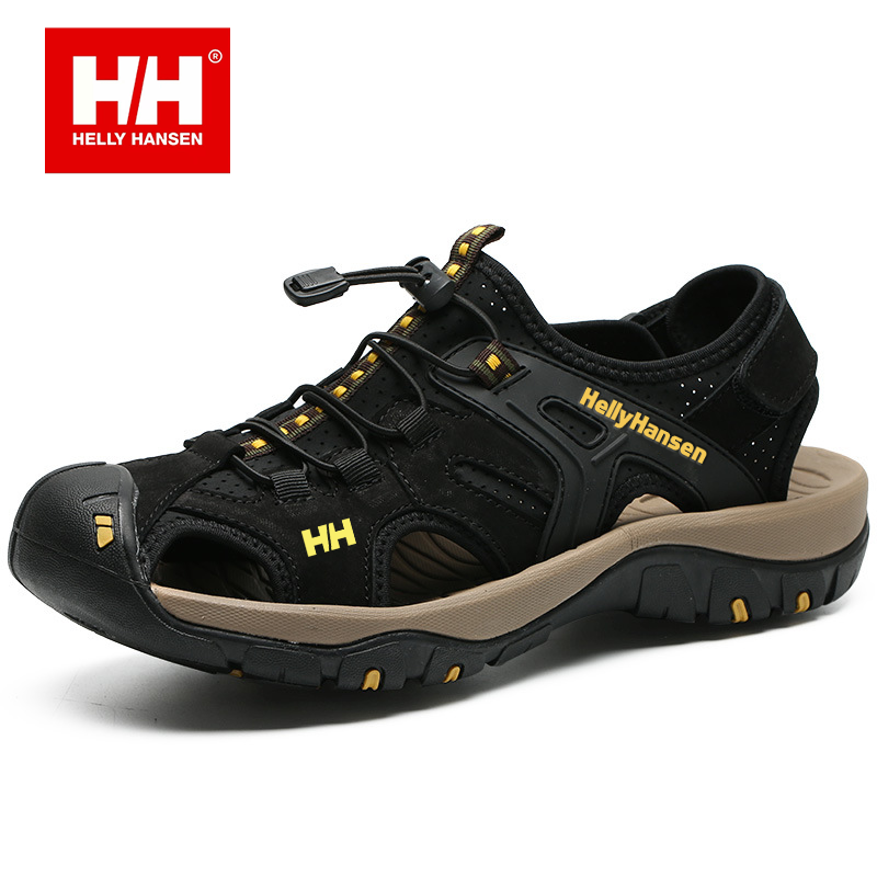 Męskie sandały ze skóry naturalnej Helly Hansen, buty outdoorowe
