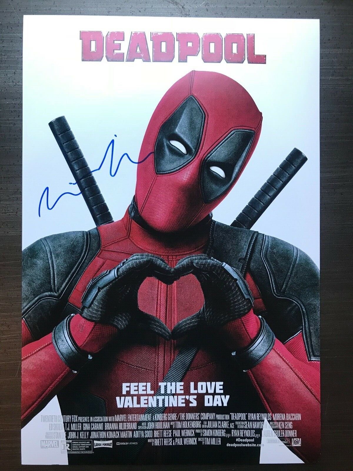 * TIM MILLER * signed autographed 12x18 Photo Poster painting poster * DEADPOOL * PROOF * 2