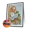 Quilling Flower-Crystal Rhinestone Diamond Painting
