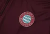 Joyfball 2025/2026 Bayern Munich Half-Pull Training Suit Dark Red Retro Version Football Shirt 1:1 Thai Quality