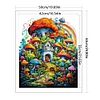 (Big Size)[Brand]Mushroom Room - 14CT Stamped Cross Stitch - 50*63cm