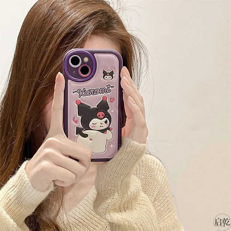 Serenityll™ Sanrio Leather cartoon mobile phone soft case