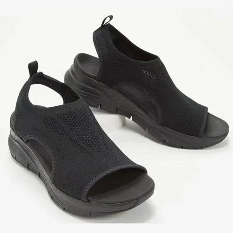Women Sandals Casual Wedges Sandalias Mujer 2021 New Summer Shoes Women Heels Sandals Platform Peep Toe Wedges Chaussure Femme