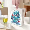 Diamond Painting Christmas Atmosphere Snowman Paper Towel Napkin Holder
