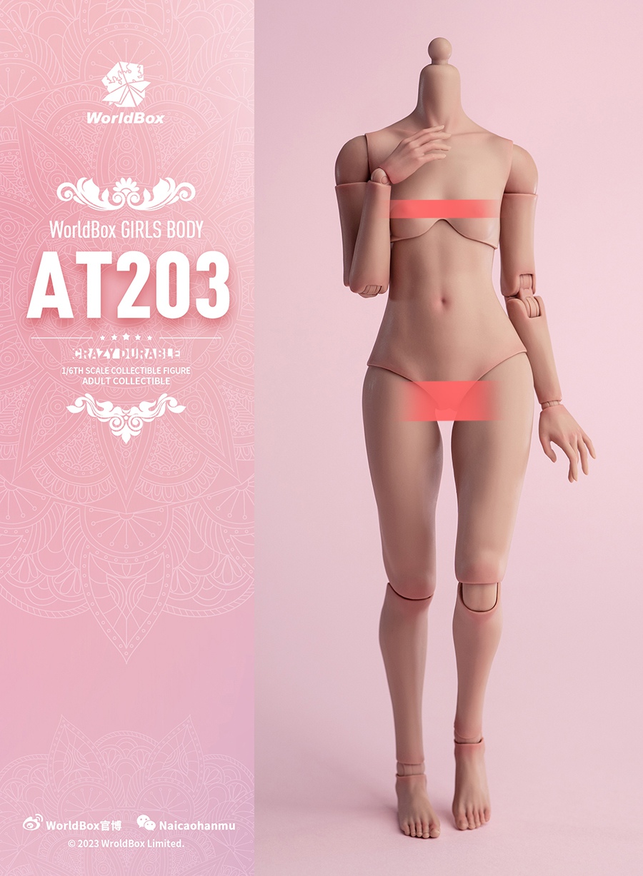 PRE-ORDER Worldbox Studio Model AT203 1/6 Female Super Flexible Seamless Body 