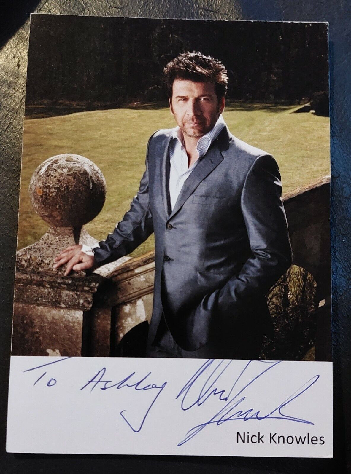 Nick Knowles Signed Autographed (Dedicated) 6x4 Inch Picture