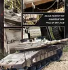 1:16 Merkava Super Large Tracked Metal Electric Battle Off-road Remote Control Tank