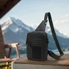 Multifunctional Chest Bag Crossbody Sling Bag for Cycling Hunting (Black)