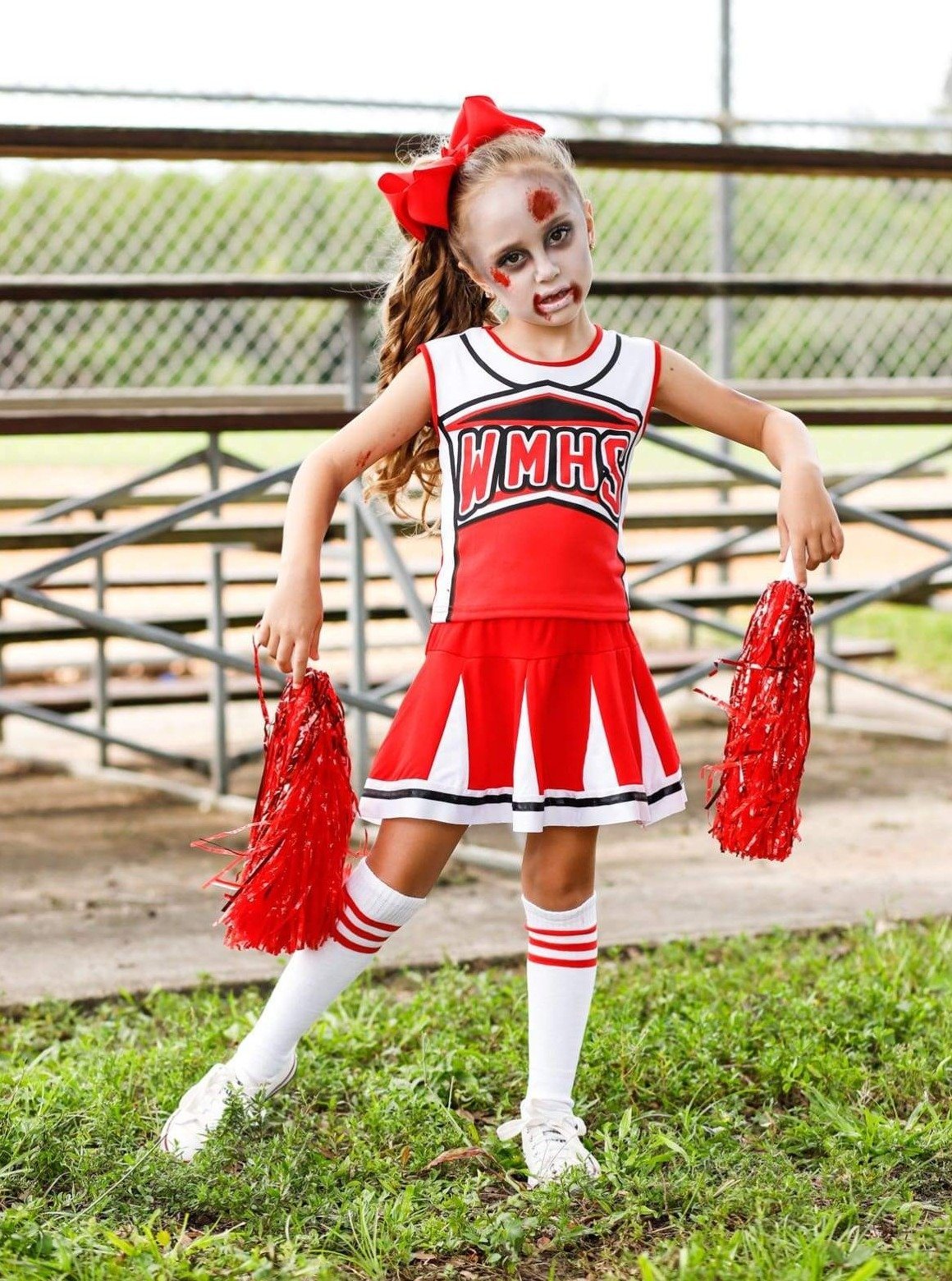 How to be a zombie cheerleader for halloween | gail's blog