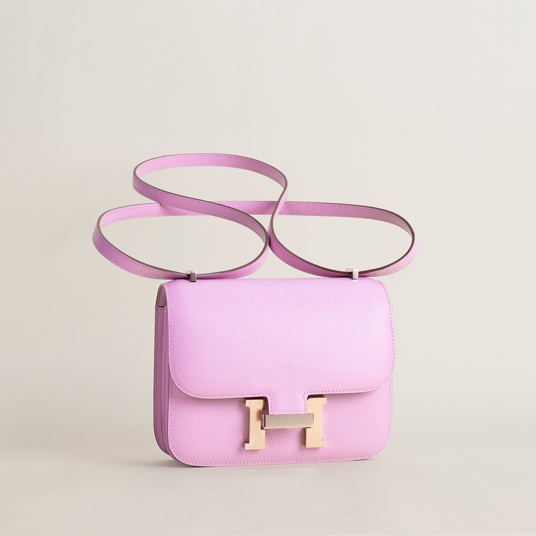 Constance 18CM Epsom X9 Mauve Sylvestre GHW