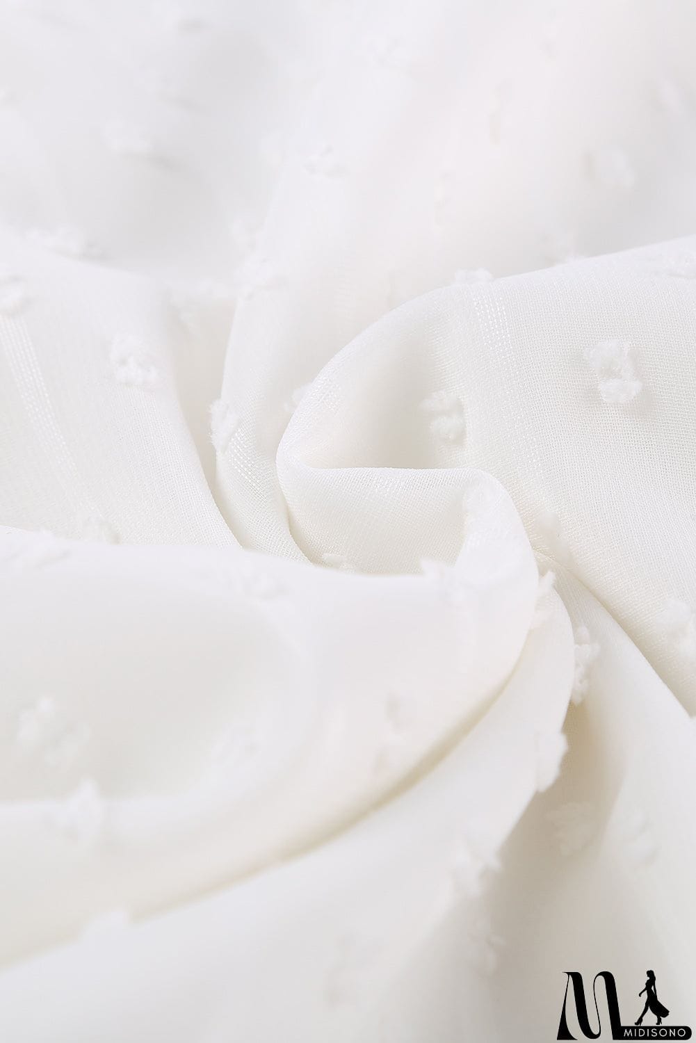 MidiSono - Crochet V Neck Textured Tank Top