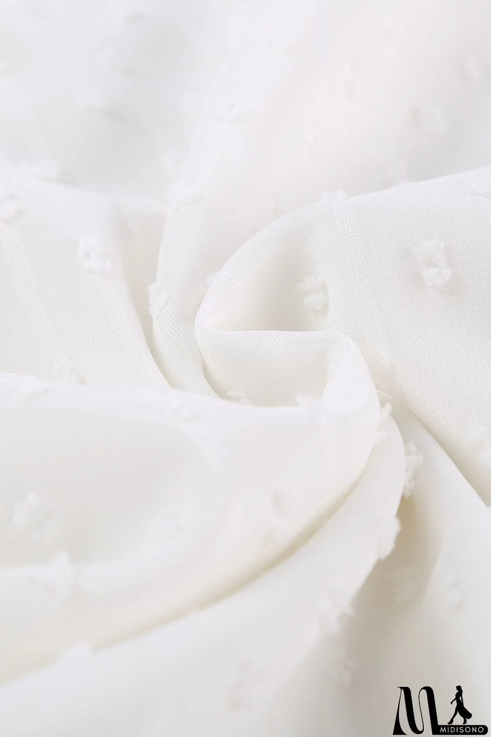 MidiSono - Crochet V Neck Textured Tank Top