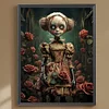 Diamond Painting-5D Full Round Drill Skull Doll