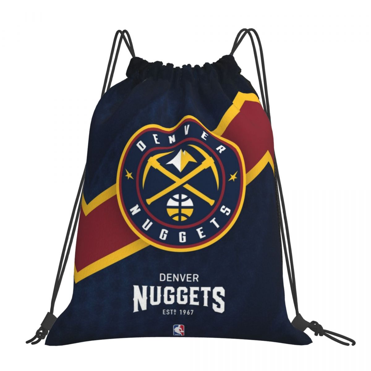 Denver Nuggets Fashion Unisex Drawstring Backpack Bag Travel Sackpack
