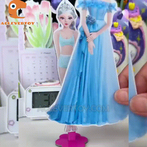 Magnet Dress Up Dolls,Magnetic Doll Dress Up Kits,Magnetic Dolls,Magnetic  Princess Dress Up Paper Doll,Magnetic Dress Up Dolls for Girls  Ages,Magnetic