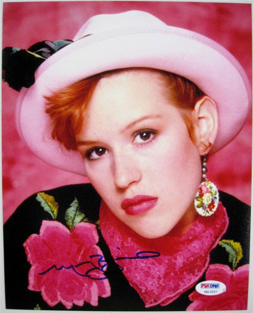 MOLLY RINGWALD Signed Pretty In Pink 8x10 Photo Poster painting PSA/DNA ITP COA Auto Autograph