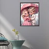 >SALE<5D DIY Full Round Drill Diamond Painting Sweet Couple Kit Home Decoration40x50cm