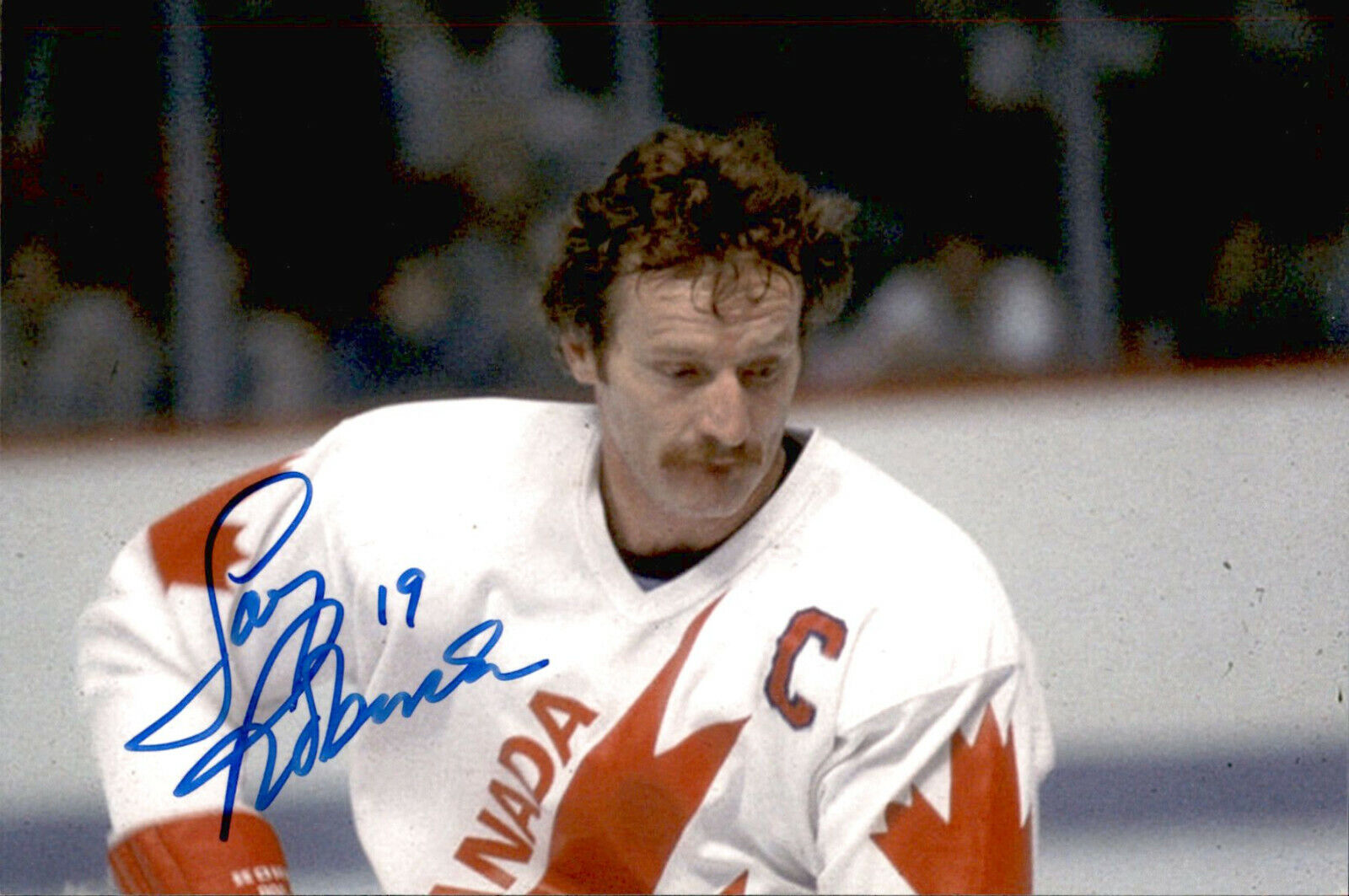 Larry Robinson SIGNED autographed 4x6 Photo Poster painting TEAM CANADA / MONTREAL CANADIENS