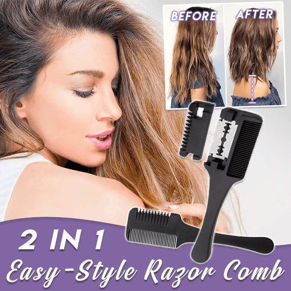 2-in-1 Easy-Style Razor Comb | IFYHOME