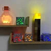 Minecraft Same Type Torch Pixel Style Wall Mounted USB Charging Long Battery Duration Night Light