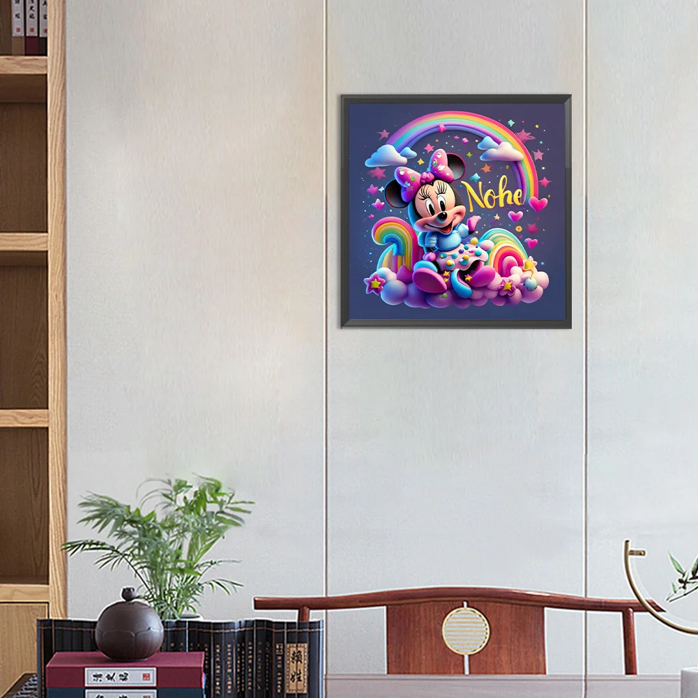 Diamond Painting - Full Round Drill - Mickey Mouse(Canvas|30*30cm)