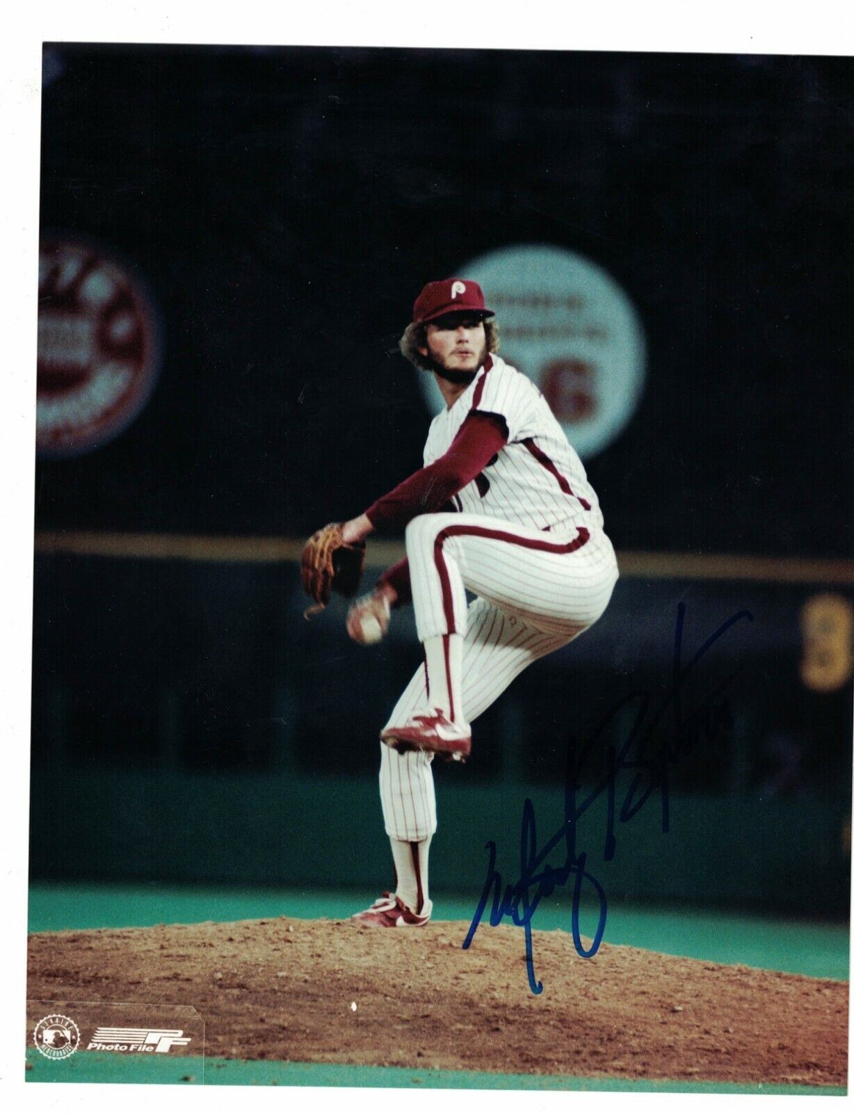 Marty Bystrom Philadelphia Phillies Signed 8x10 Baseball Photo Poster painting W/Our COA LML82