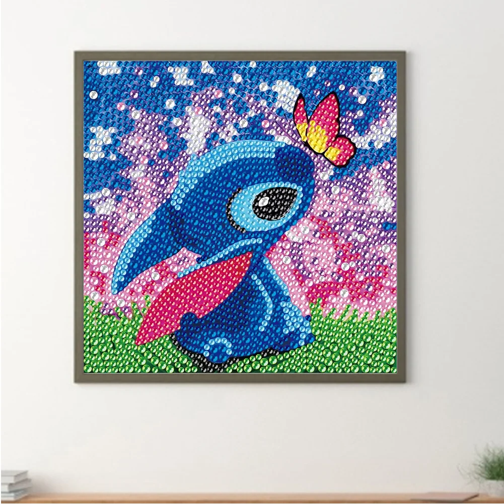 Diamond Painting - Full Crystal Rhinestone - Stitch(18*18cm)
