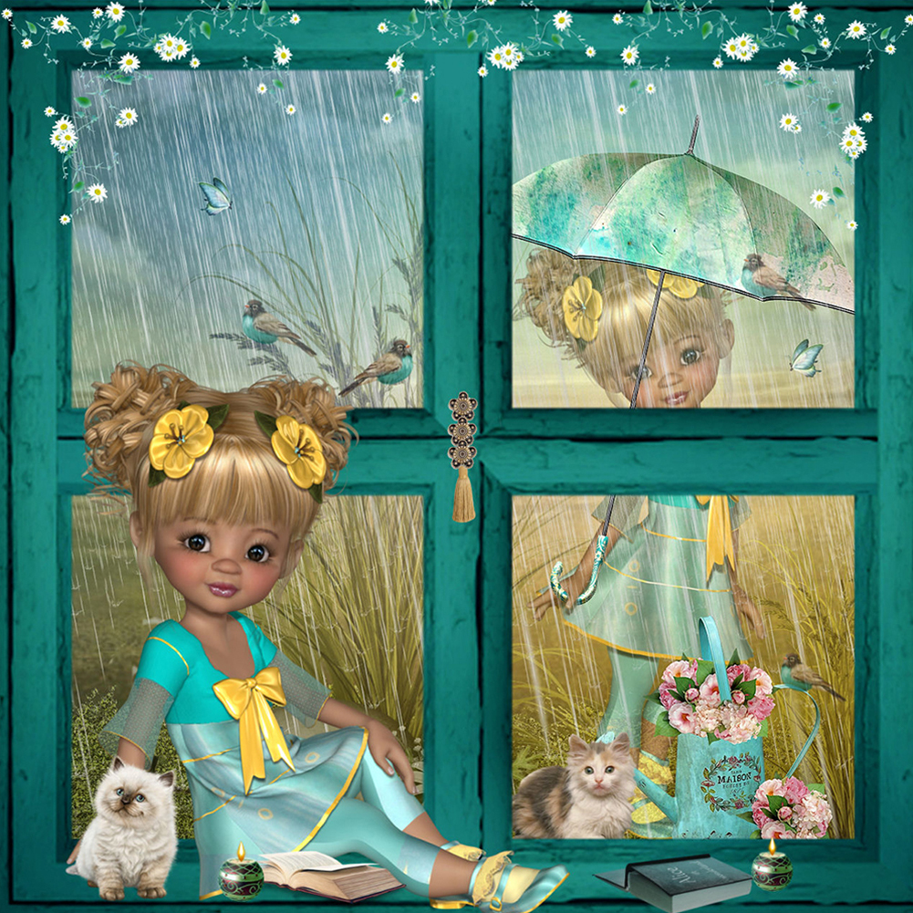 

Fairy Girl - Round Drill Diamond Painting - 40*40CM, 501 Original