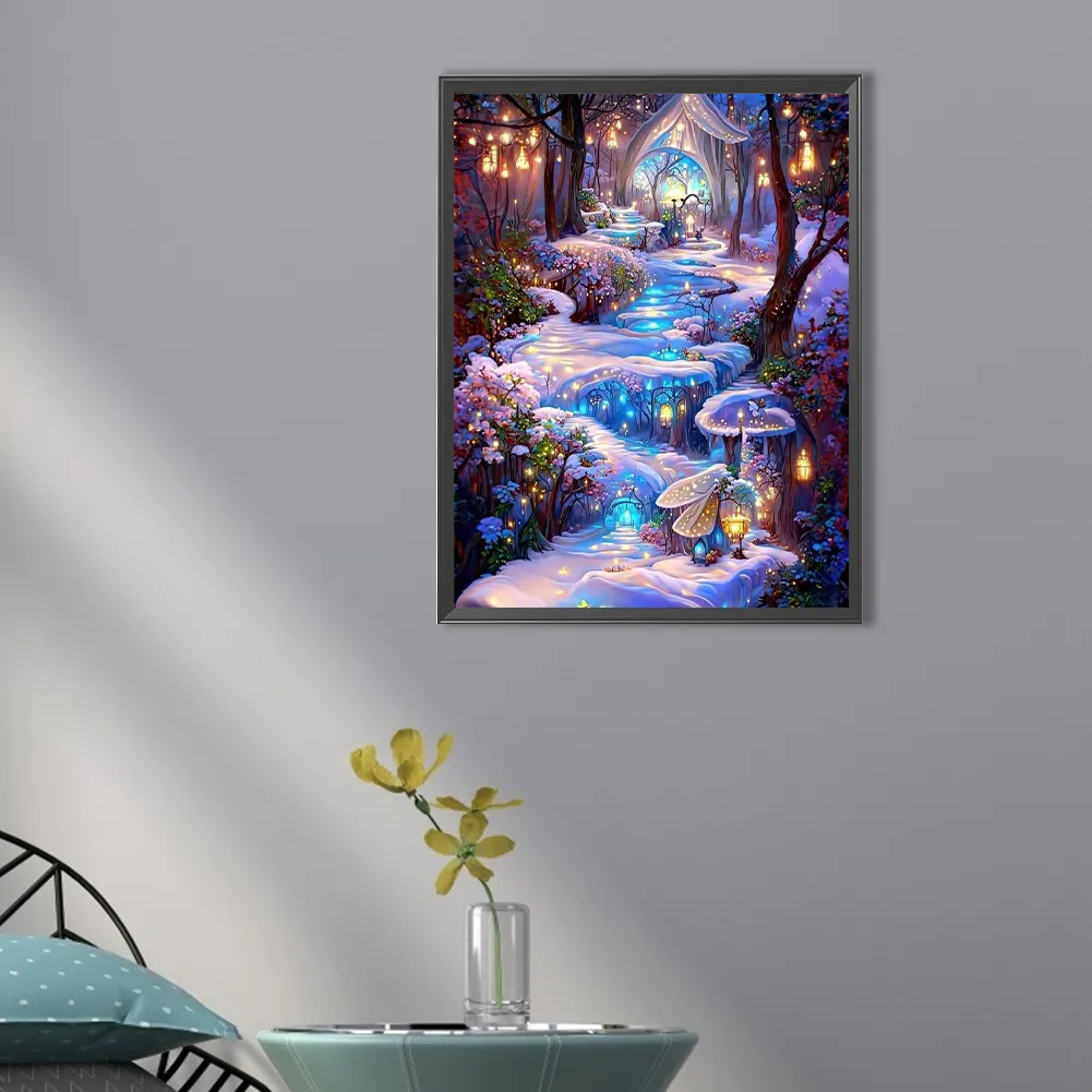 Diamond Painting - Full Round Drill - Dream Forest(Canvas|30*40cm)