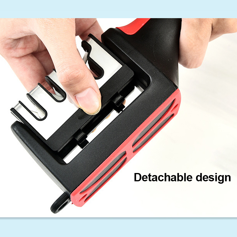 Likron Watches Professional 4-Stage Kitchen Knife Sharpener Restore Your Blades to Precision Sharpness Effortlessly