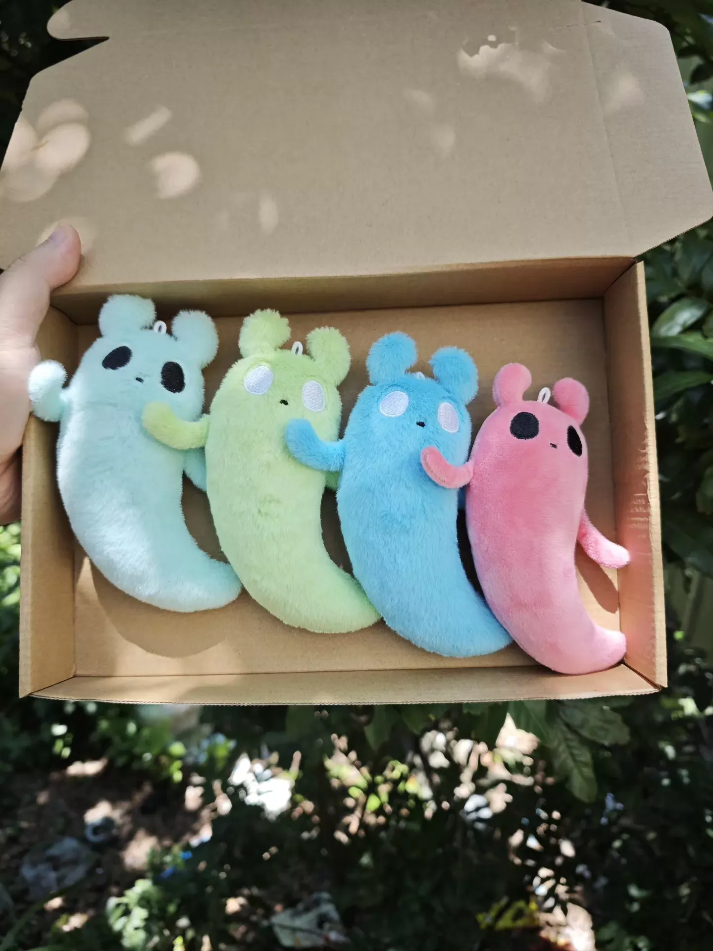 Handmade Slugcat plush toy Includes squeaking 15cm