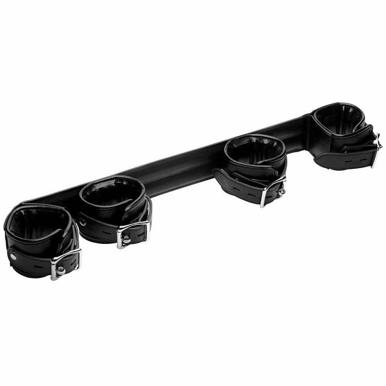 Pornhint Strict Deluxe Rigid Spreader Bar Black