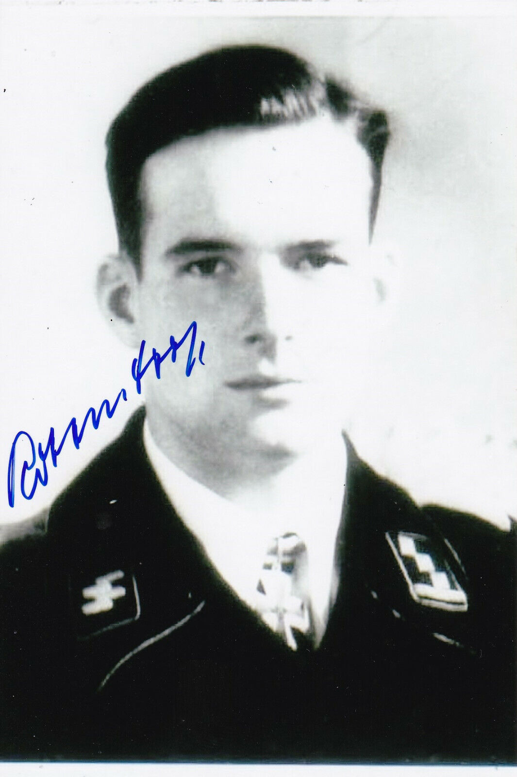 Rudolf Von Ribbentrop Signed 4x6 Inch Photo Poster painting Knight's Cross Elite German Soldier